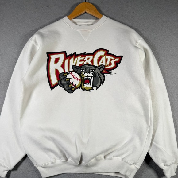 Gear For Sports Other - Vintage 2001 Sacramento River Cats Gear For Sports‎ Sweatshirt Mens Small White
